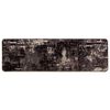vidaXL Teppe Runner MARSA Svart 100 x 350 cm Polyester og PVC