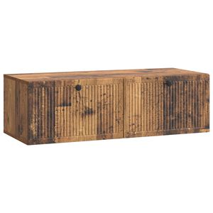 vidaXL Vegghengt TV skap Gammelt tre 98 x 41 x 30 cm Konstruert tre