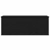 vidaXL Lagringsboks Svart Eik 90 x 35 x 35 cm Konstruert tre