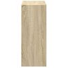 vidaXL Bokhylle 2 niv&aring;er sonoma eik 60x30x76,5 cm konstruert tre