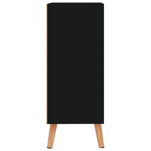 vidaXL Skjenk svart 60x30x72 cm konstruert tre