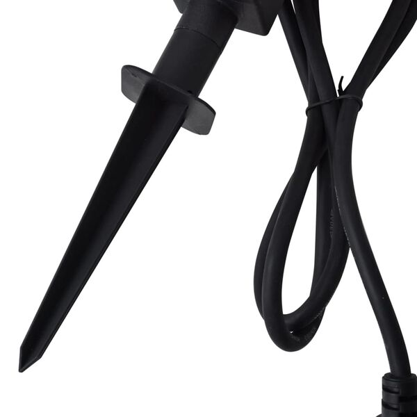 vidaXL Stikkontakt for hage med jordspyd 2 stk