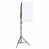 vidaXL Fotostudiosett med lyssett og bakgrunn