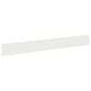 vidaXL Gjerdekant 10 pcs 100 x 12 cm St&aring;l Hvit