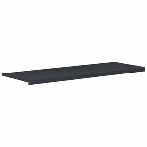 vidaXL Vinduskarmer Anthracitt med trestruktur 120 x 50 x 4,5 cm PVC