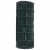 vidaXL Euro gjerde grønn 0.4 x 10 m PVC-belagt jern