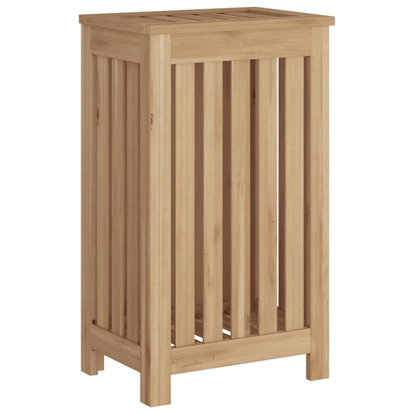 vidaXL Skittentøyskurv 35x25x60 cm heltre teak