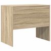 vidaXL Skrivebord Sonoma eik 90 x 50 x 76 cm