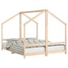 vidaXL Barnesengeramme 2x(80x200) cm heltre furu