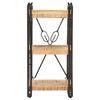 vidaXL Bokhylle 3 etasjer 40x30x80 cm heltre mango