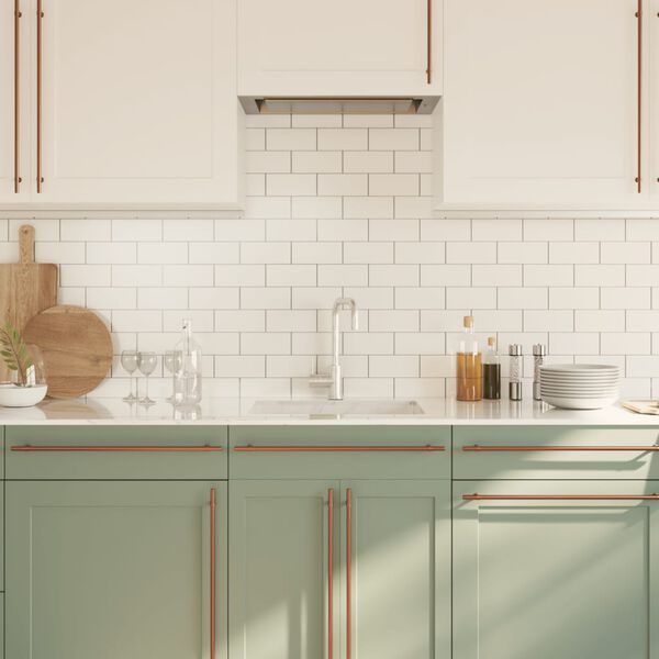 vidaXL Skaph&aring;ndtak 10 stk bronse 480 mm rustfritt st&aring;l