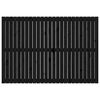 vidaXL Veggmontert sengegavl svart 159,5x3x110 cm heltre furu