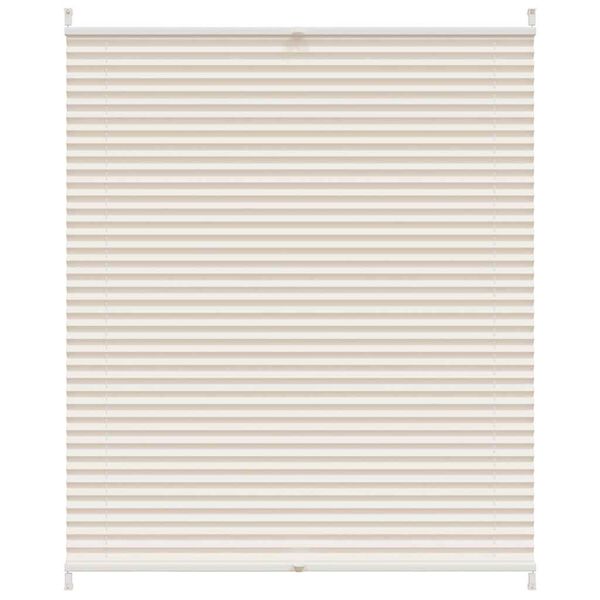 vidaXL Plisségardiner 100x150 cm kremhvit