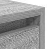 vidaXL Veggmontert nattbord grå sonoma 38x34x40 cm