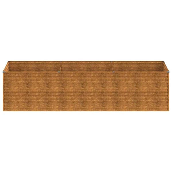 vidaXL Høybed 290x100x69 cm cortenstål