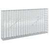vidaXL Gabion med 5 mm tr&aring;d og 5x2,5 cm nett 100x10x50 cm