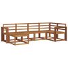 vidaXL Utend&oslash;rs sofa-sett 6 pcs Naturlig
