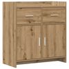 vidaXL Serviesskap Artisan eik 75 x 36 x 80 cm Konstruert tre