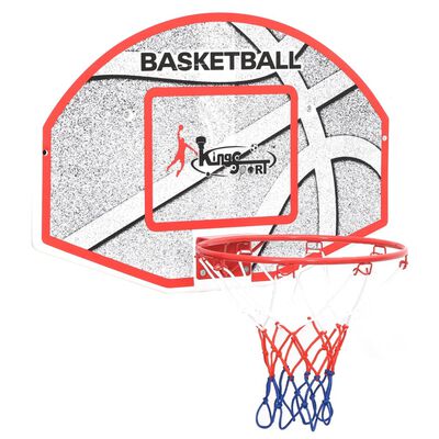vidaXL Veggmontert basketballsett 5 deler 66x44,5 cm