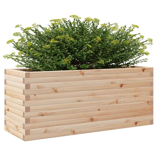 vidaXL Plantekasse 110x40x46 cm heltre furu