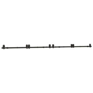 vidaXL Utstyr for skyved&oslash;r 366 cm st&aring;l svart