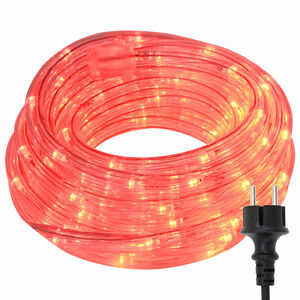 vidaXL Lyskabel med 1200 LED Rød 50 m PVC