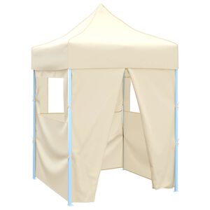 vidaXL Partytelt 200 x 200 x 315 cm Krem Oxford Stoff