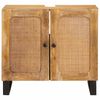 vidaXL Baderomsvaskeskap Brun 62 x 33 x 58 cm Massiv mango tre