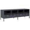 vidaXL TV-benk antrasitt 135x39x43,5 cm kaldvalset st&aring;l