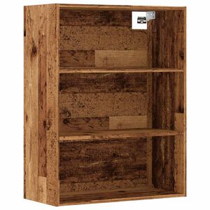 vidaXL Hengende veggskap gammelt tre 69,5x32,5x90 cm