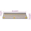 vidaXL Selvklebende trappematter sisal 30 stk 65x21x4 cm s&oslash;lv