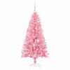 vidaXL Juletre med 150 LED med stativ Rosa 150 cm PVC
