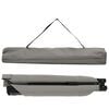 vidaXL Sammenleggbar camping seng 2 pcs Gr&aring; 210 x 80 x 46 cm