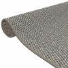 vidaXL Teppeløper sisal-utseende sølv 50x100 cm