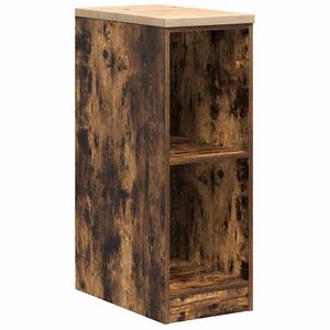 vidaXL Garasje Oppbevaringsskap R&oslash;kt eik 30x51x85 cm Heltre Furu