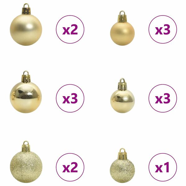 vidaXL Kunstig juletre med 150 LED med stativ Hvit 150 cm PE og PVC