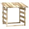 vidaXL Hagepergola med tak 100x90x100 cm impregnert furu