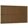 vidaXL Veggmontert hodegavl honningbrun 147x3x90 cm heltre furu