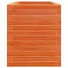 vidaXL Plantekasse voksbrun 110x40x46 cm heltre furu
