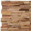 vidaXL Veggkledningsplater 20 stk teak 2 m²