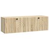 vidaXL Vegghengt TV skap Sonoma eik 98 x 31 x 30 cm Konstruert tre
