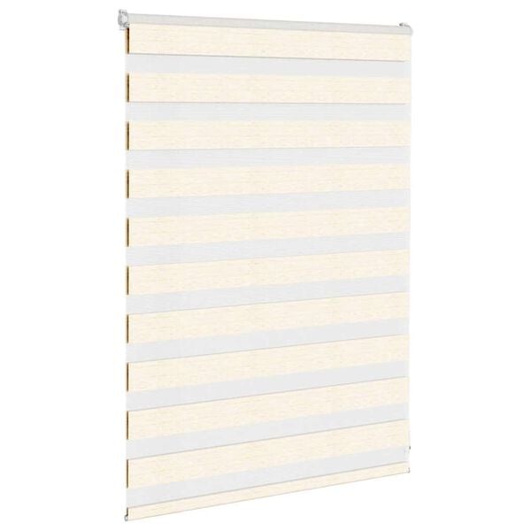 vidaXL Sebragardin marmor beige stoff bredde 90,9 cm polyester