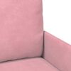 vidaXL Sofasett med pute 3 pcs Rosa 115 x 56 x 80 cm Kryssfin&eacute;r