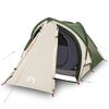 vidaXL Kuppeltelt for camping 2 personer gr&oslash;nn vanntett