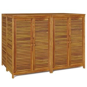 vidaXL Putekasse 140x87x104 cm heltre akasie