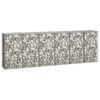 vidaXL Gabion med topp- og bunnlokk galvanisert st&aring;l 300x50x100 cm