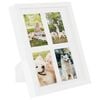 vidaXL 3D Fotoboksrammer 3 stk hvit 28x35 cm for 4x(10x15 cm) bilde