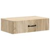 vidaXL Vegghengt Sidebord 59 x 34,5 x 17 cm Konstruert tre Sonoma eik