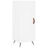 vidaXL Highboard hvit 34,5x34x180 cm konstruert tre