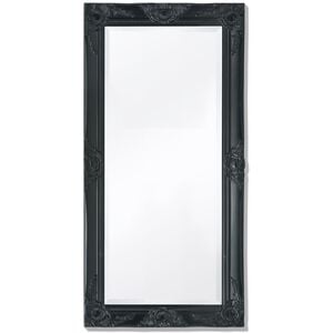 vidaXL Veggspeil Barokkstil 100x50 cm Svart